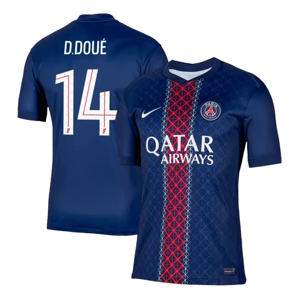 D.DOUÉ #14 PSG Home Jersey 2025/26 - thejerseys