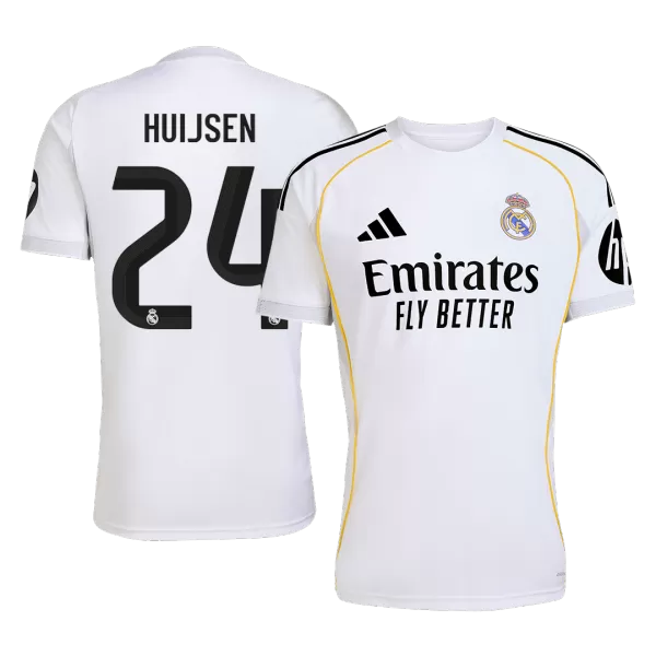 HUIJSEN #24 Real Madrid Home Jersey 2025/26 - [Super Quality] - thejerseys