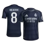 VALVERDE #8 Real Madrid Away Match Jersey Player Version 2025/26 - thejerseys