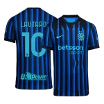LAUTARO #10 Inter Milan Home Match Jersey Player Version 2025/26 - thejerseys