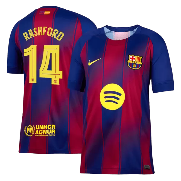RASHFORD #14 Barcelona Home Jersey 2025/26 - UCL - thejerseys