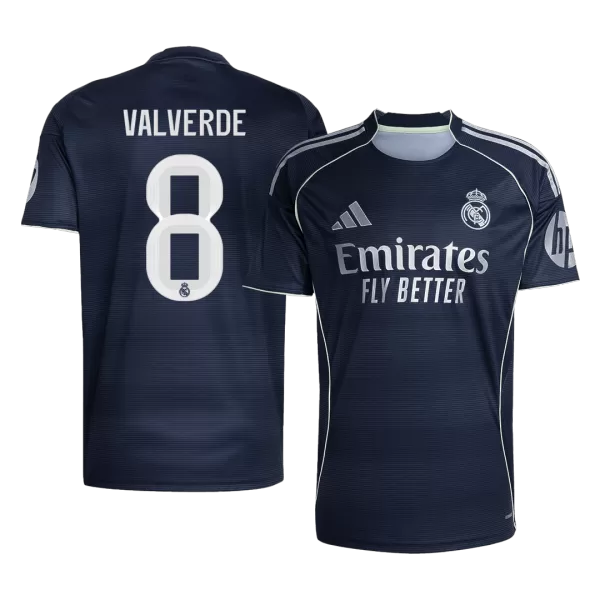 VALVERDE #8 Real Madrid Away Jersey 2025/26 - thejerseys