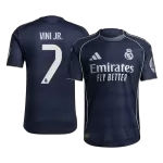 VINI JR. #7 Real Madrid Away Match Jersey Player Version 2025/26 - thejerseys
