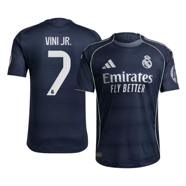 VINI JR. #7 Real Madrid Away Match Jersey Player Version 2025/26 - thejerseys