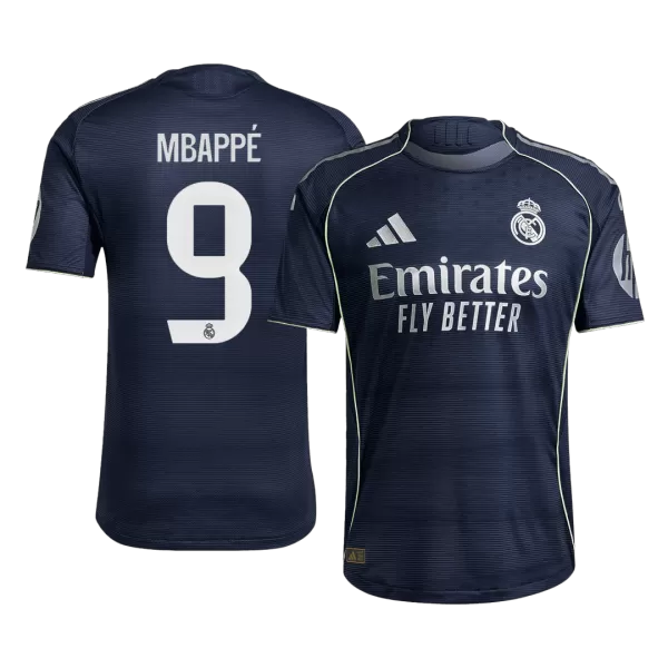 MBAPPÉ #9 Real Madrid Away Match Jersey Player Version 2025/26 - thejerseys
