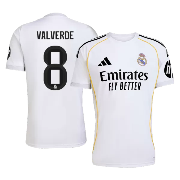 VALVERDE #8 Real Madrid Home Jersey 2025/26  - [Super Quality] - thejerseys