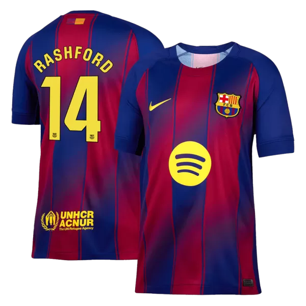 RASHFORD #14 Barcelona Home Jersey 2025/26 - thejerseys