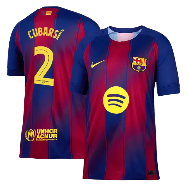CUBARSÍ #2 Barcelona Home Jersey 2025/26 - UCL - thejerseys