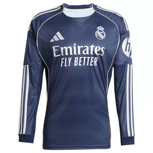 Real Madrid Away Long Sleeve Jersey 2025/26 - thejerseys
