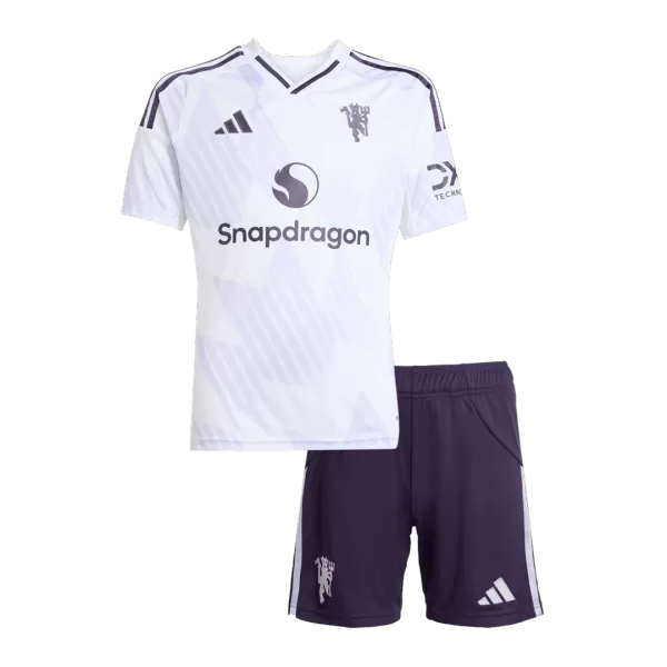 Kids Manchester United Away Jersey Kit 2025/26 - thejerseys