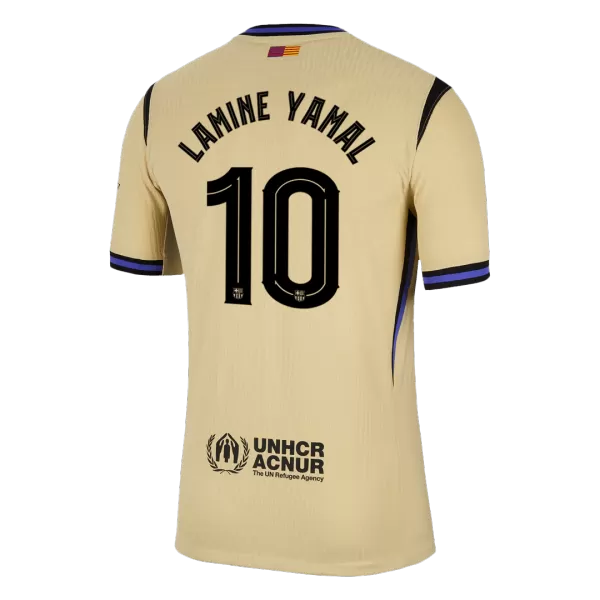 LAMINE YAMAL #10 Barcelona Away Match Jersey Player Version 2025/26 - UCL - thejerseys