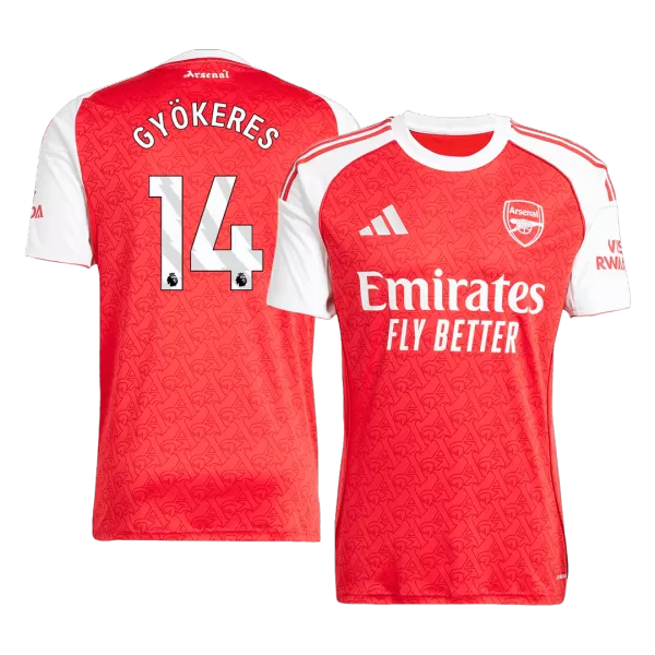 GYÖKERES #14 Arsenal Home Jersey 2025/26 - thejerseys