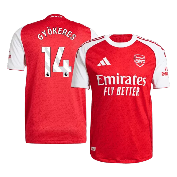 GYÖKERES #14 Arsenal Home Match Jersey Player Version 2025/26 - thejerseys