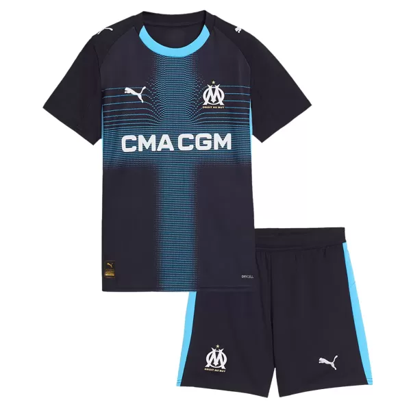 Kids Marseille Away Jersey Kit 2025/26 - thejerseys