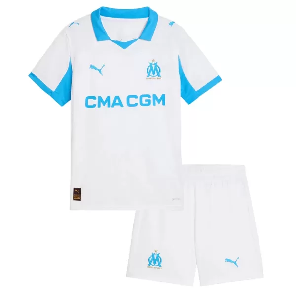 Kids Marseille Home Jersey Kit 2025/26 - thejerseys