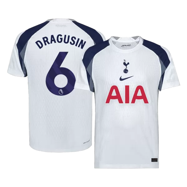 DRAGUSIN #6 Tottenham Hotspur Home Match Jersey Player Version 2025/26 - thejerseys