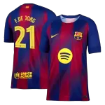 F.DE JONG #21 Barcelona Home Jersey 2025/26 - UCL - thejerseys