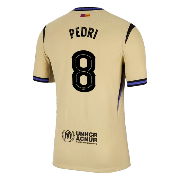 PEDRI #8 Barcelona Away Match Jersey Player Version 2025/26 - UCL - thejerseys