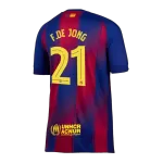 F.DE JONG #21 Barcelona Home Jersey 2025/26 - UCL - thejerseys
