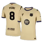PEDRI #8 Barcelona Away Match Jersey Player Version 2025/26 - UCL - thejerseys
