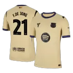 F.DE JONG #21 Barcelona Away Match Jersey Player Version 2025/26 - UCL - thejerseys