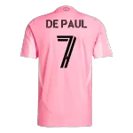 DE PAUL #7 Inter Miami CF Home Match Jersey Player Version 2025 - thejerseys