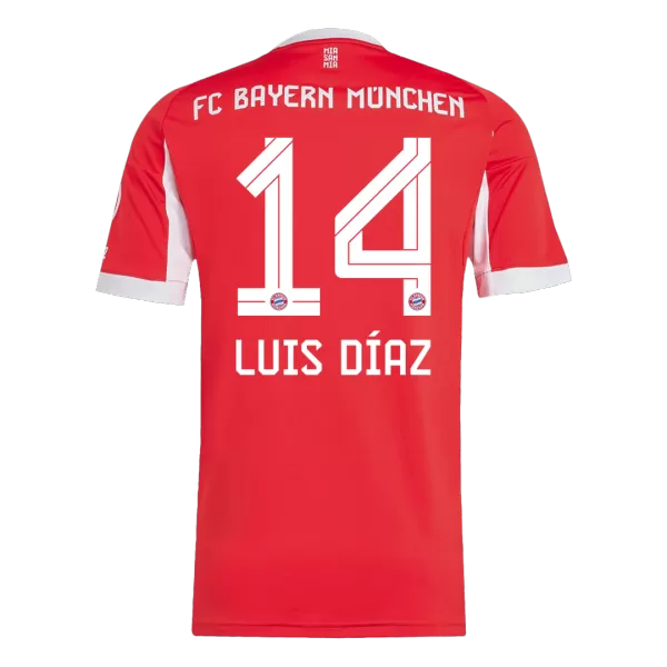 LUIS DÍAZ #14 Bayern Munich Home Jersey 2025/26 - thejerseys