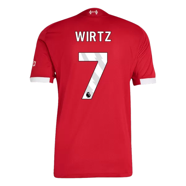 WIRTZ #7 Liverpool Home Match Jersey Player Version 2025/26 - thejerseys