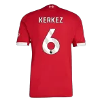KERKEZ #6 Liverpool Home Match Jersey Player Version 2025/26 - thejerseys
