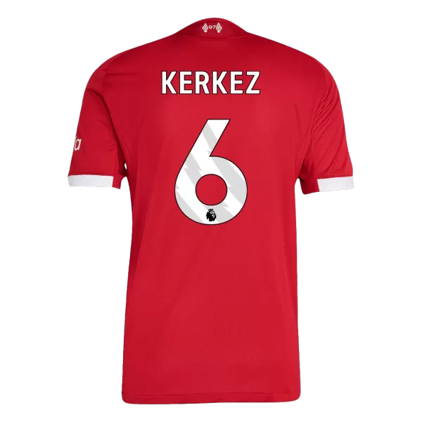 KERKEZ #6 Liverpool Home Match Jersey Player Version 2025/26 - thejerseys