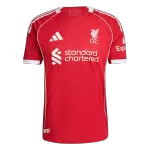 VIRGIL #4 Liverpool Home Match Jersey Player Version 2025/26 - thejerseys