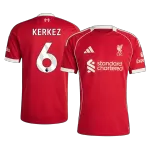 KERKEZ #6 Liverpool Home Jersey 2025/26 - thejerseys