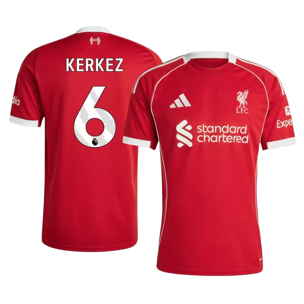 KERKEZ #6 Liverpool Home Jersey 2025/26 - thejerseys