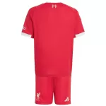 Kids Liverpool Home Jersey Kit 2025/26 - thejerseys