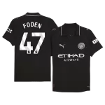 FODEN #47 Manchester City Away Match Jersey Player Version 2025/26 - thejerseys