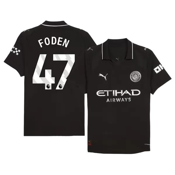 FODEN #47 Manchester City Away Match Jersey Player Version 2025/26 - thejerseys
