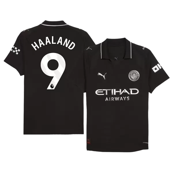 HAALAND #9 Manchester City Away Match Jersey Player Version 2025/26 - thejerseys