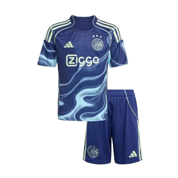 Kids Ajax Away Jersey Kit 2025/26 - thejerseys
