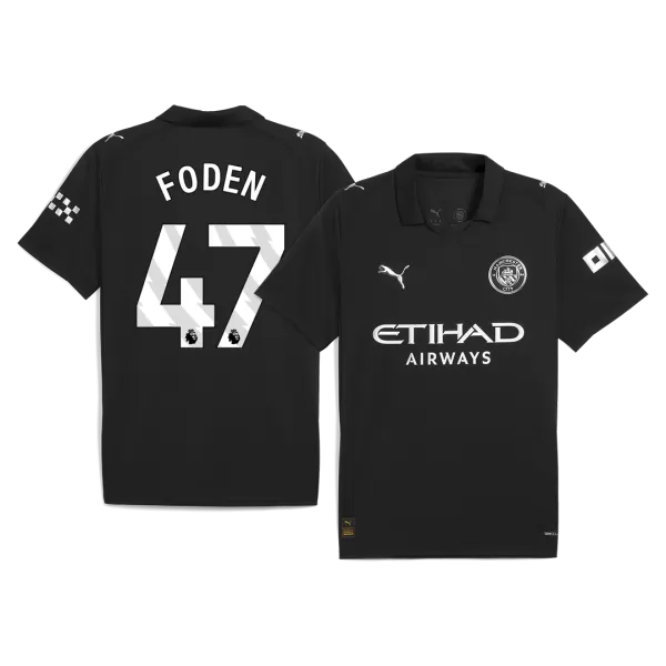 FODEN #47 Manchester City Away Jersey 2025/26 - thejerseys
