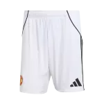 Manchester United Home Soccer Shorts 2025/26 - thejerseys