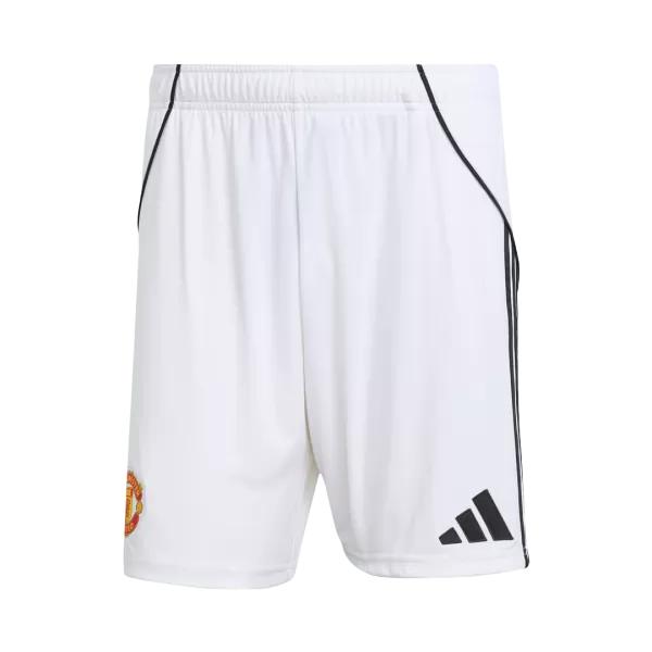 Manchester United Home Soccer Shorts 2025/26 - thejerseys