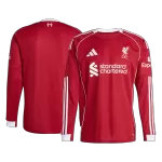 Liverpool Home Long Sleeve Jersey 2025/26 - thejerseys