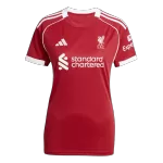 Women's Liverpool Home Soccer Jersey 2025/26 - thejerseys