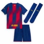 Kids Barcelona Home Jersey Whole Kit 2025/26 - thejerseys