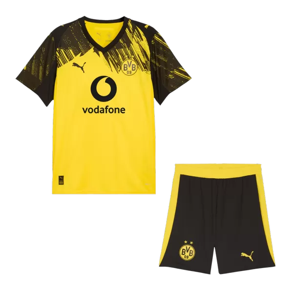 Men's Borussia Dortmund Home Jersey (Jersey+Shorts) Kit 2025/26 - thejerseys