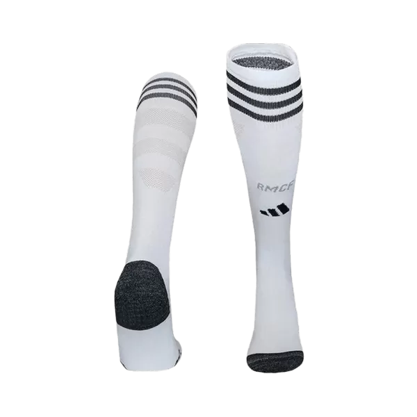 Kids Adidas Real Madrid Home Soccer Socks 2025/26 - thejerseys