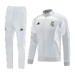 Real Madrid Training Jacket Kit(Jacket+Pants) 07 Gray 2025/26 - thejerseys