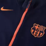 Barcelona Training Jacket Kit(Jacket+Pants) Navy&Orange 2025/26 - thejerseys