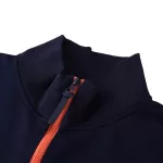Barcelona Training Jacket Kit(Jacket+Pants) Navy&Orange 2025/26 - thejerseys