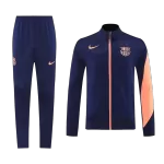 Barcelona Training Jacket Kit(Jacket+Pants) Navy&Orange 2025/26 - thejerseys